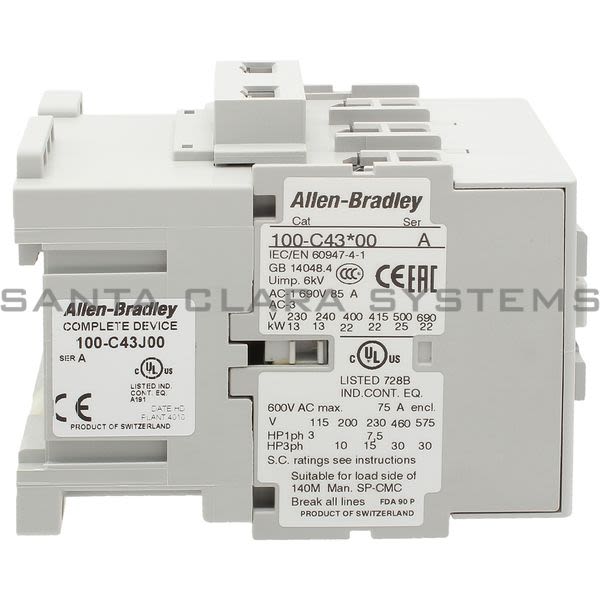 Allen Bradley 100-C43J00 Contactor Product Image