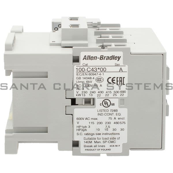 Allen Bradley 100-C43J10 Contactor Product Image