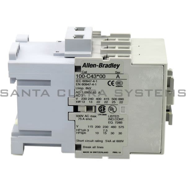 Allen Bradley 100-C43K00 Contactor Product Image