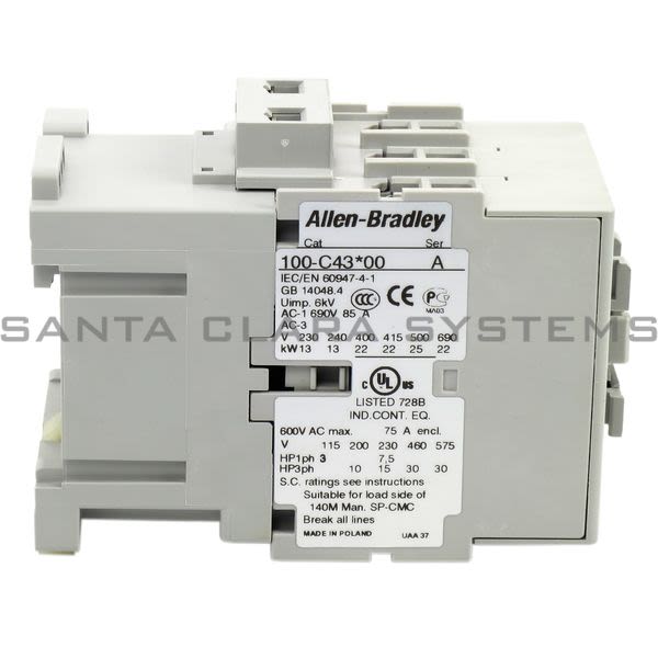 Allen Bradley 100-C43KF00 Contactor 230V 50/60Hz Product Image