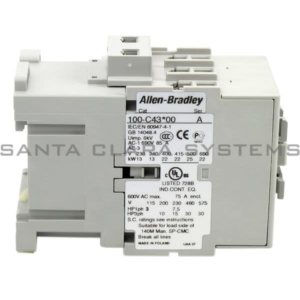 Allen Bradley 100-C43KF10 Contactor Product Image
