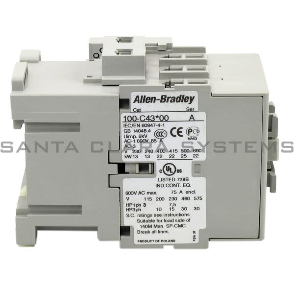 Allen Bradley 100-C43KJ10 Contactor Product Image