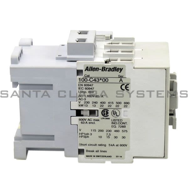 Allen Bradley 100-C43L00 Contactor Product Image