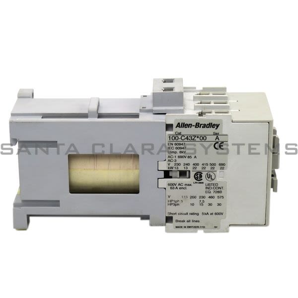 Allen Bradley 100-C43ZJ00 Contactor Product Image