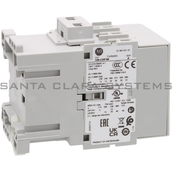 Allen Bradley 100-C55D00 Contactor Product Image