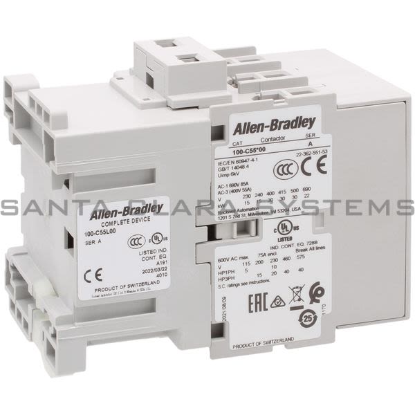 Allen Bradley 100-C55L00 Contactor Product Image