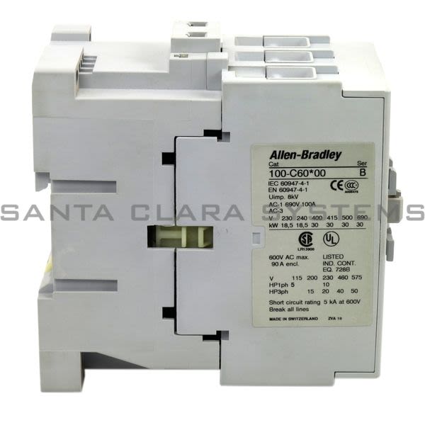Allen Bradley 100-C60A00  Contactor Product Image