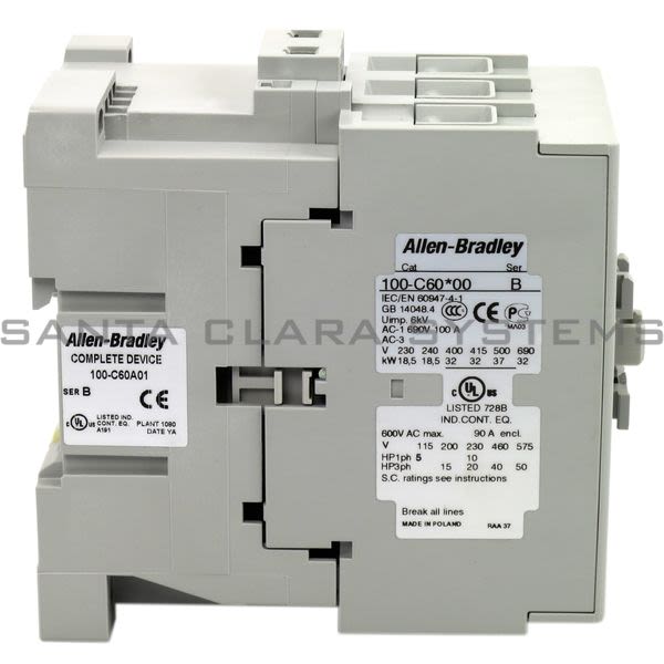 Allen Bradley 100-C60A01  Contactor Product Image