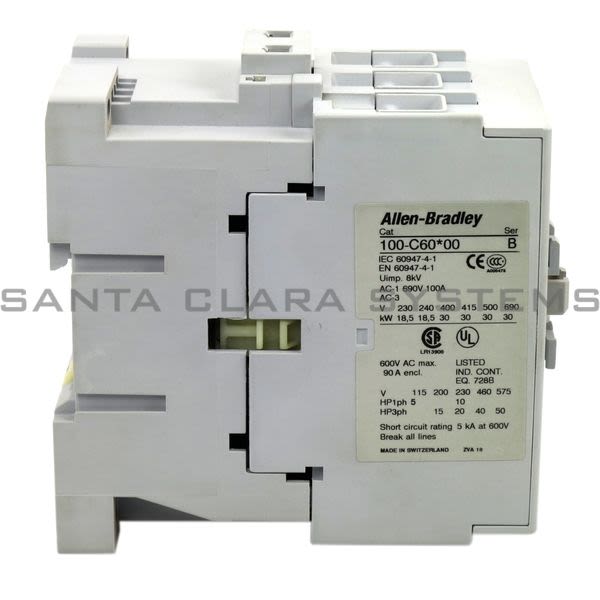 Allen Bradley 100-C60A10 Contactor Product Image