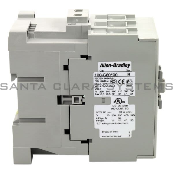 Allen Bradley 100-C60D00 Contactor Product Image
