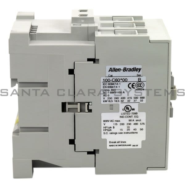 Allen Bradley 100-C60D10 Contactor Product Image