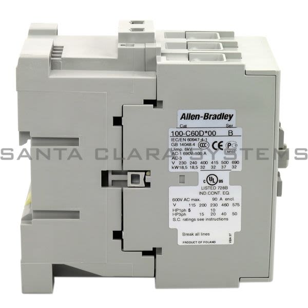 Allen Bradley 100-C60DJ00 Contactor Product Image