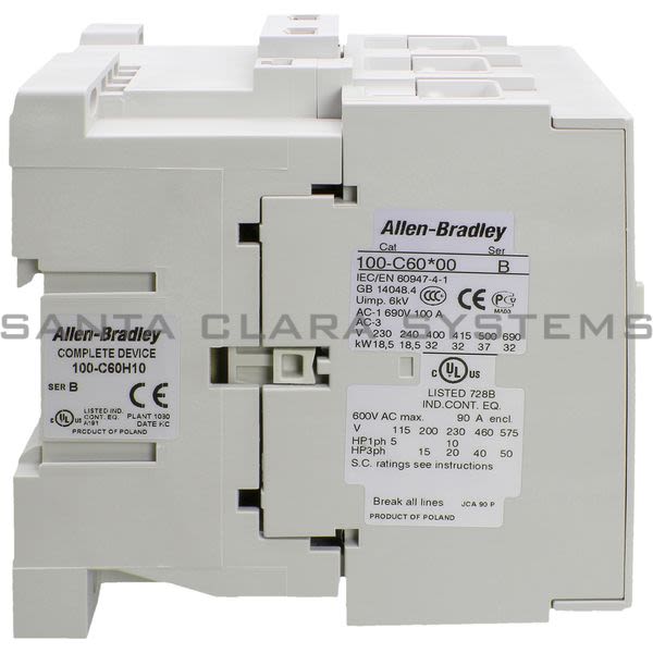 Allen Bradley 100-C60H10 Contactor Product Image