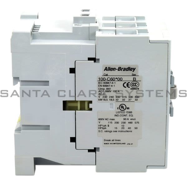 Allen Bradley 100-C60K00  Contactor Product Image