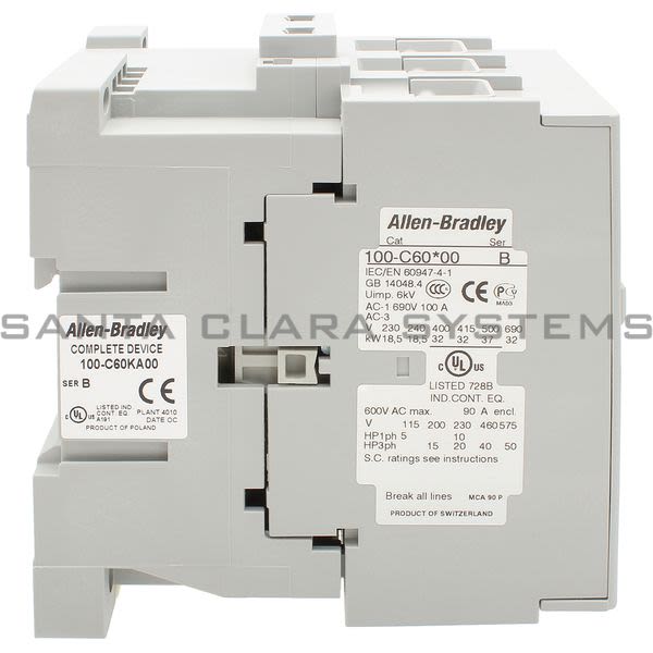 Allen Bradley 100-C60KA00 Contactor Product Image