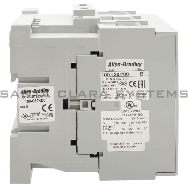 Allen Bradley 100-C60KD00 Contactor Product Image