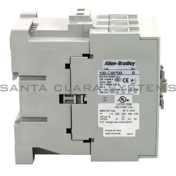 Allen Bradley 100-C60KJ01  Contactor Product Image