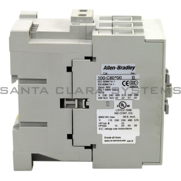 Allen Bradley 100-C60L10 Contactor Product Image