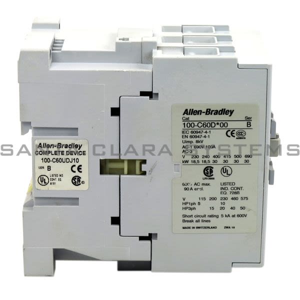 Allen Bradley 100-C60UDJ10 Contactor Product Image