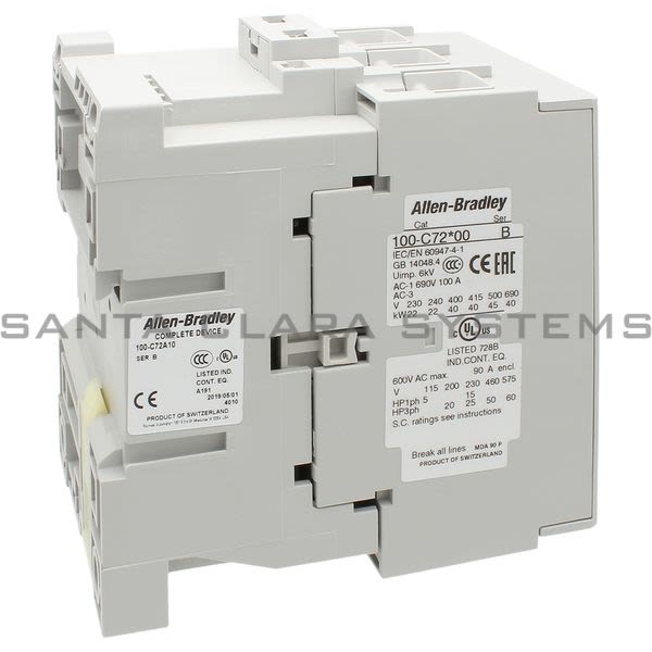 Allen Bradley 100-C72A10 Contactor Product Image