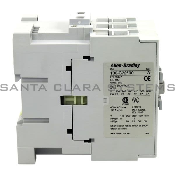 Allen Bradley 100-C72G00 Contactor Product Image