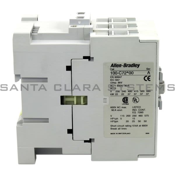 Allen Bradley 100-C72G01 Contactor Product Image