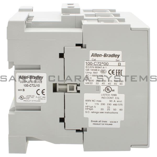 Allen Bradley 100-C72J10  Contactor Product Image