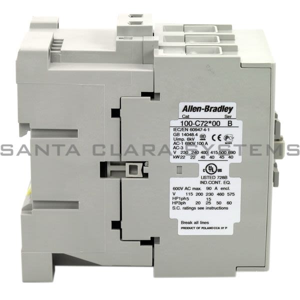 Allen Bradley 100-C72KF00  Contactor Product Image