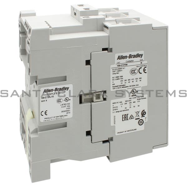 Allen Bradley 100-C72KJ10 Contactor Product Image