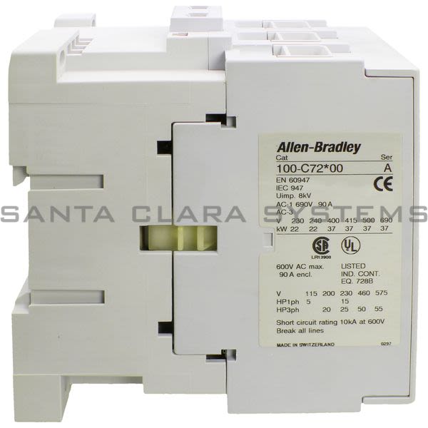 Allen Bradley 100-C72T00 Control Product Image