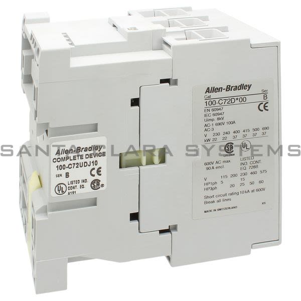 Allen Bradley 100-C72UDJ10  Contactor Product Image