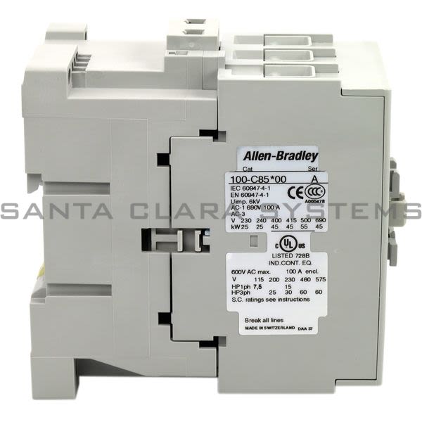 Allen Bradley 100-C85KD10 Contactor Product Image