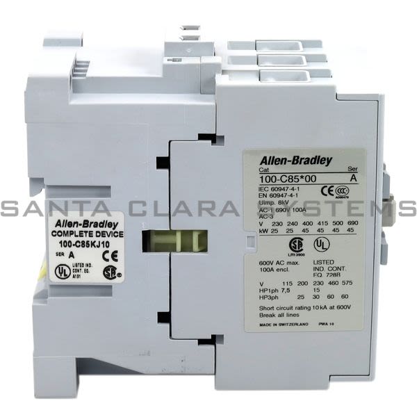 Allen Bradley 100-C85KJ10 Contactor Product Image