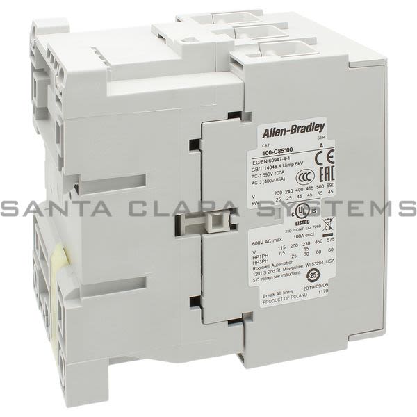Allen Bradley 100-C85UD10  Contactor Product Image