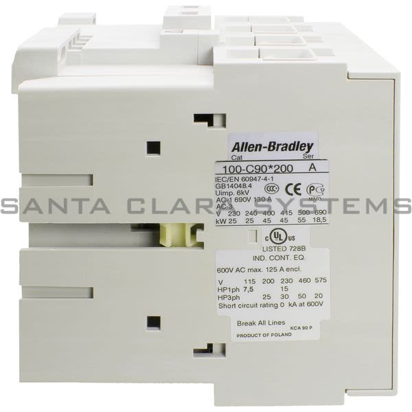 Allen Bradley 100-C90D200 Contactor Product Image