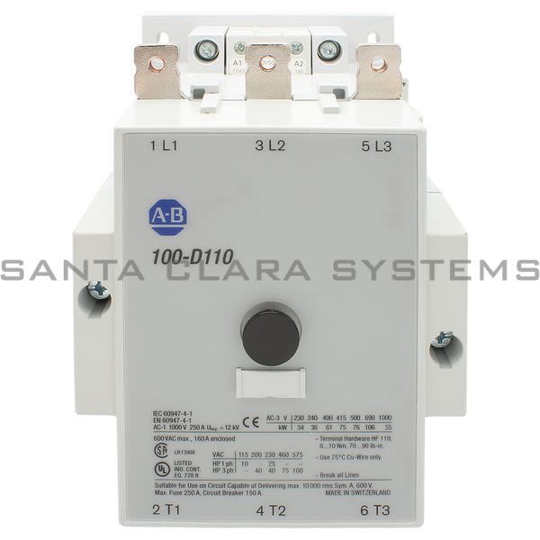 Allen Bradley 100-D110D11 Contactor Product Image
