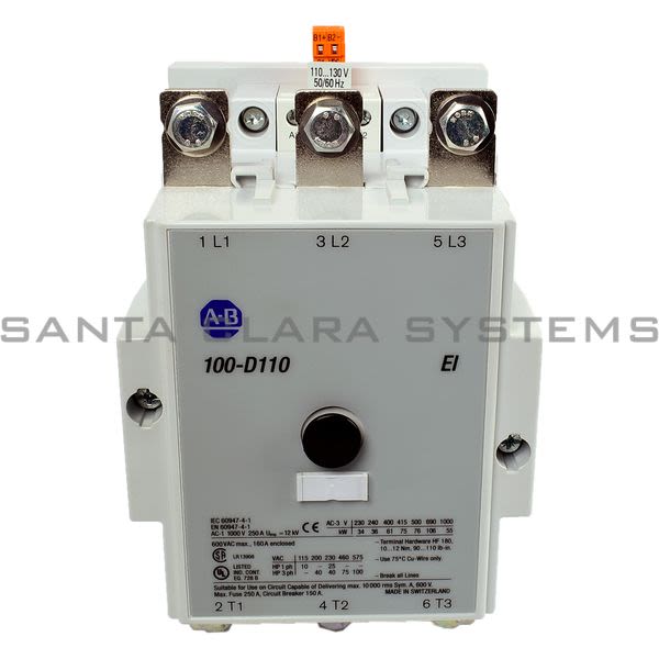 Allen Bradley 100-D110ED11 Contactor Product Image
