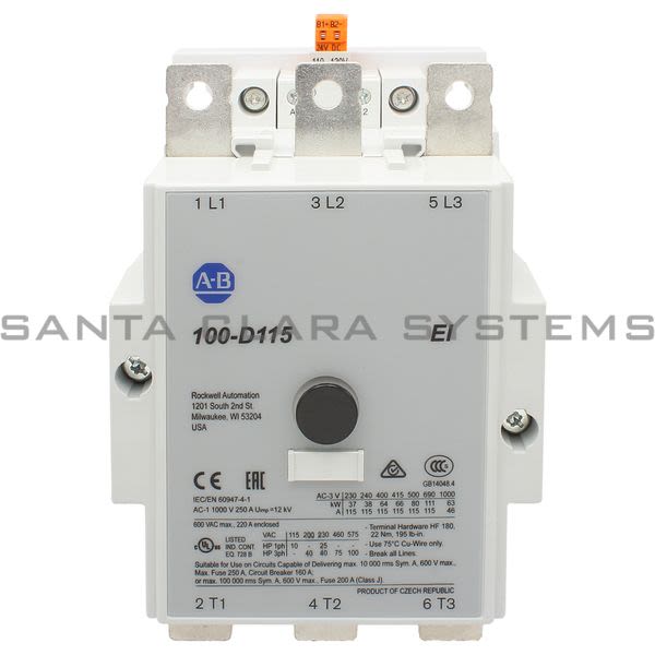 Allen Bradley 100-D115ED11  Contactor Product Image
