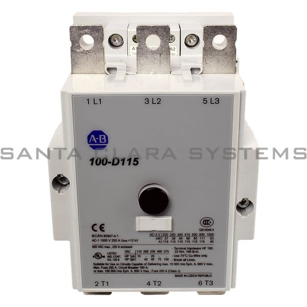 Allen Bradley 100-D115J11  Contactor Product Image