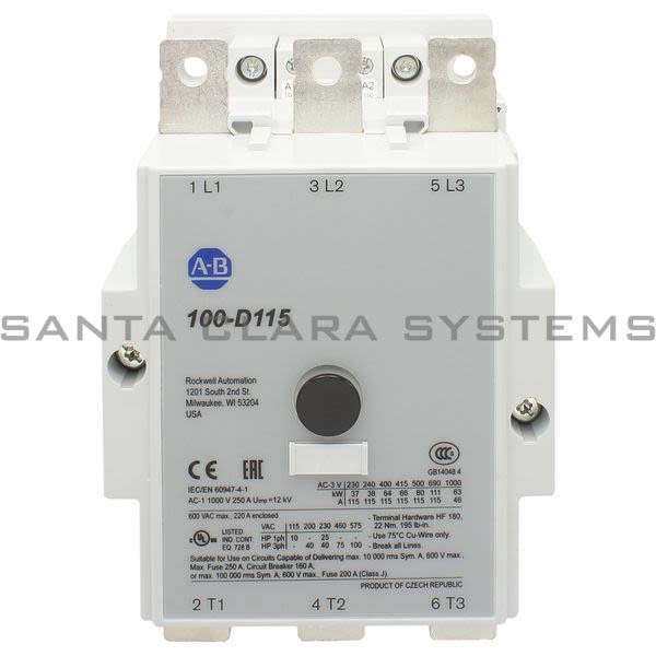 Allen Bradley 100-D115KF11 Contactor Product Image