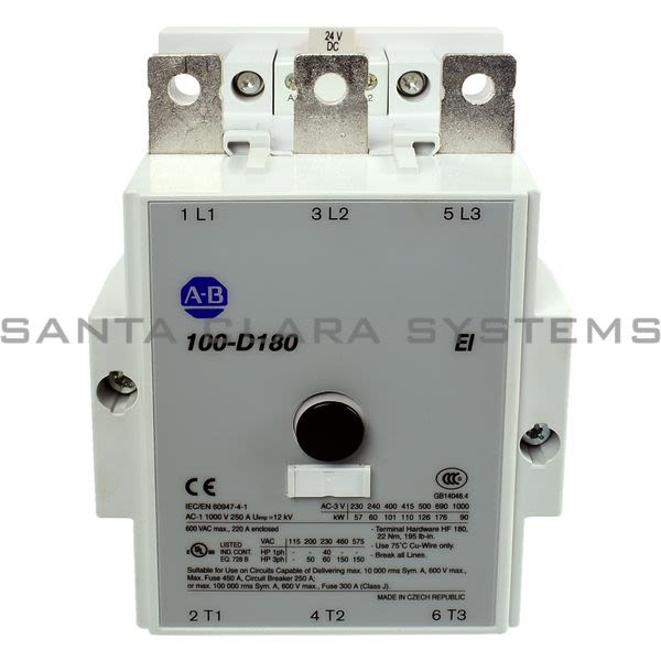 Allen Bradley 100-D180EZJ11 Contactor Product Image