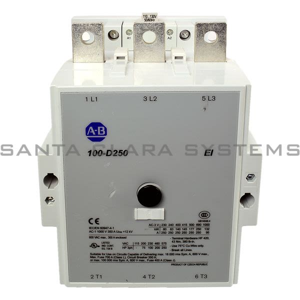 Allen Bradley 100-D250ED11 Contactor Product Image