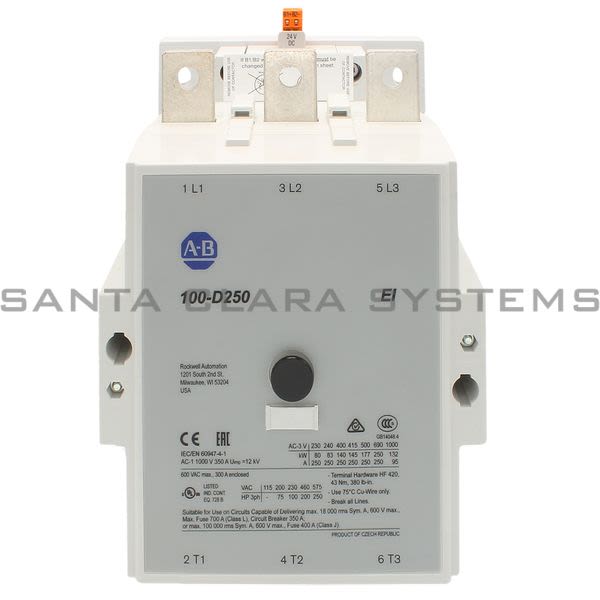 Allen Bradley 100-D250EZJ11 Contactor Product Image