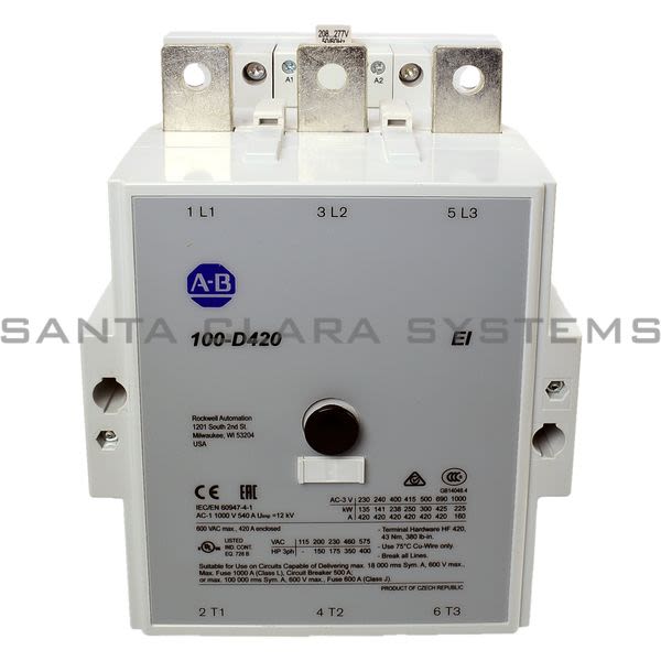 100D420EA11 ByPass Contactor Allen Bradley In Stock Santa Clara Systems