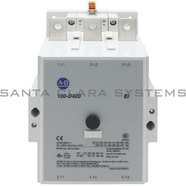 Allen Bradley 100-D420ED11 By-Pass Contactor Product Image