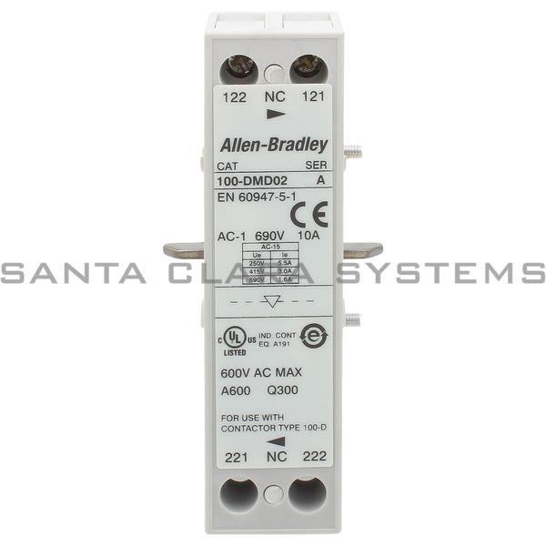 Allen Bradley 100-DMD02 Interlock | 2NC Product Image