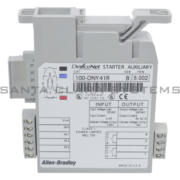 Allen Bradley 100-DNY41R Starter Auxiliary Product Image