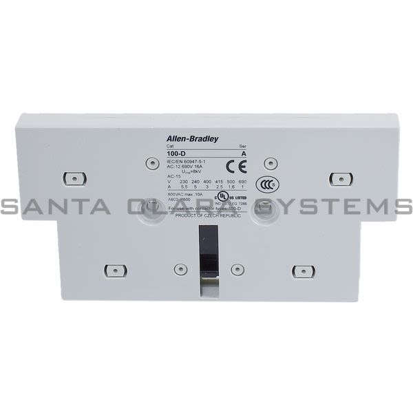 Allen Bradley 100-DS2-11 Auxiliary Contact Block Product Image