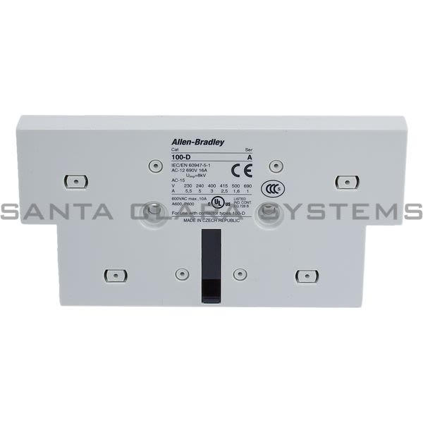 Allen Bradley 100-DS2-20 Auxiliary Contact Product Image