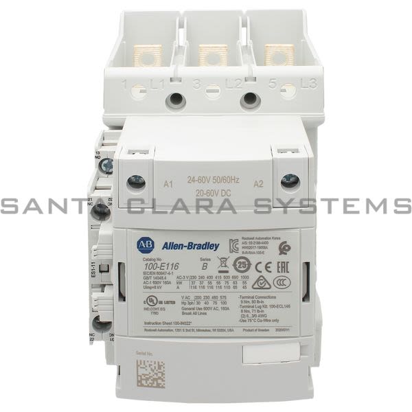 Allen Bradley 100-E116KJ11 Contactor Product Image